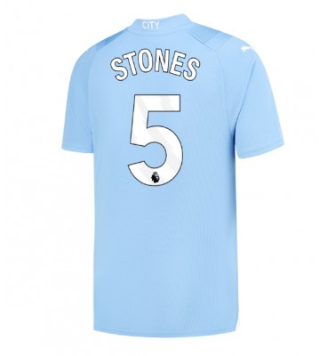 Manchester City John Stones #5 Replika Hjemmebanetrøje 2023-24 Kortærmet